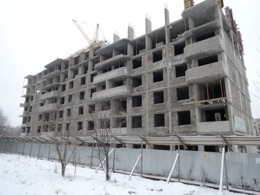 Ход строительства ЖК Заречье на 20 декабря 2017