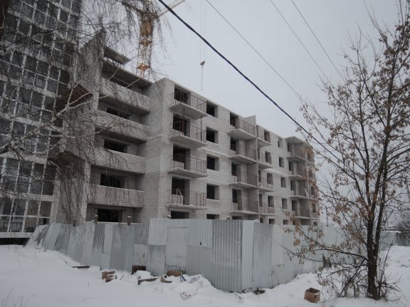 Ход строительства ЖК по ул. Дюковская, д. 25 (2 очередь, Авдотино) на 24 декабря 2017