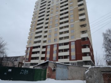 Ход строительства ЖК Панорама, литер 1 (по ул. Карла Маркса) на 24 декабря 2017