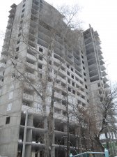 Ход строительства ЖК Панорама, литер 2 (по ул. Карла Маркса) на 24 декабря 2017