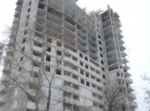 Ход строительства ЖК Панорама, литер 2 (по ул. Карла Маркса) на 24 декабря 2017