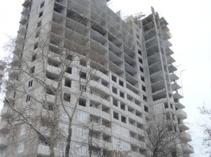 Ход строительства ЖК Панорама, литер 2 (по ул. Карла Маркса) на 24 декабря 2017