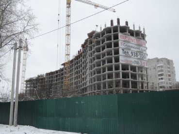Ход строительства ЖК Шереметевская миля (ул. Профсоюзная) на 24 декабря 2017