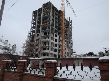 Ход строительства ЖК Высотка на Зеленой (ул. Зеленая) на 10 января 2018