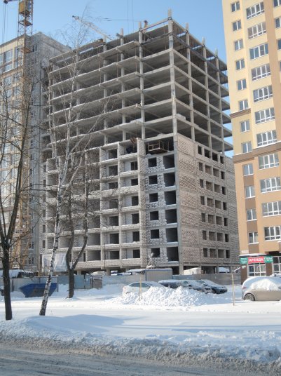 Ход строительства ЖК Новые Черемушки, Литер 2 (ул. Ленинградская) на 22 января 2018