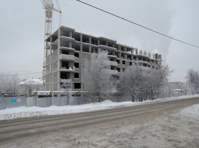 Ход строительства ЖК Заречье на 24 января 2018