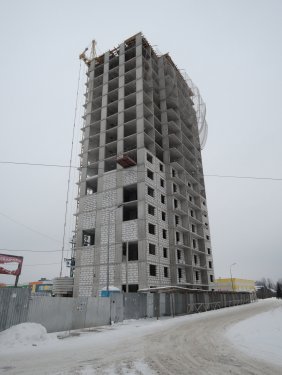 Ход строительства Дом на ул. Дюковская, д. 27А на 28 января 2018