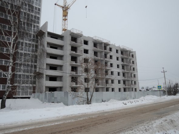 Ход строительства ЖК по ул. Дюковская, д. 25 (2 очередь, Авдотино) на 28 января 2018