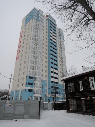 Ход строительства ЖК на ул. Б. Хмельницкого на 28 января 2018