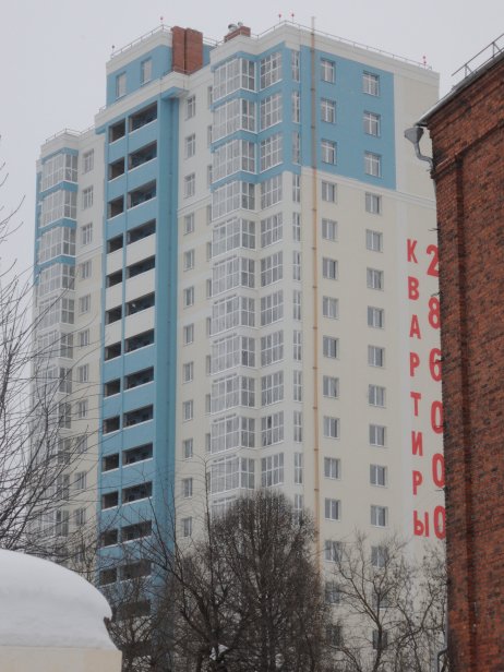 Ход строительства ЖК на ул. Б. Хмельницкого на 28 января 2018