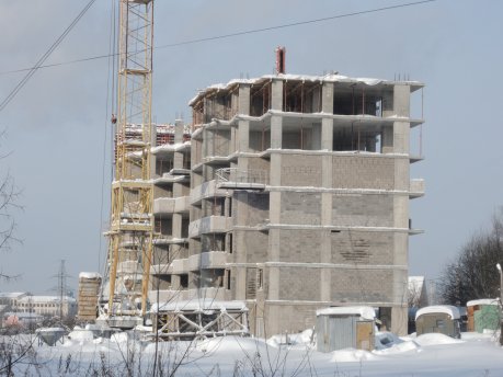 Ход строительства ЖК Заречье на 7 февраля 2018