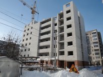 Ход строительства ЖК Победа (блок-секция А) на 11 февраля 2018