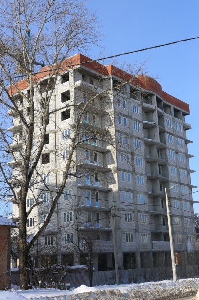Ход строительства ЖК Онегин (ул. Академическая) на 12 февраля 2018