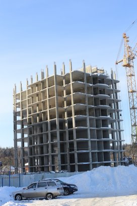 Ход строительства ЖК Престиж Сити, 17 этажей, корпус В на 12 февраля 2018