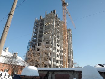 Ход строительства ЖК Высотка на Зеленой (ул. Зеленая) на 14 февраля 2018
