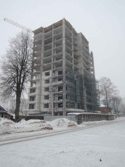 Ход строительства ЖК Высотка на Зеленой (ул. Зеленая) на 4 марта 2018