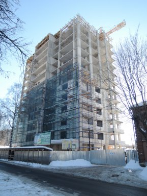 Ход строительства ЖК Высотка на Зеленой (ул. Зеленая) на 8 марта 2018