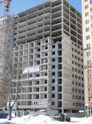 Ход строительства ЖК Новые Черемушки, Литер 2 (ул. Ленинградская) на 8 марта 2018