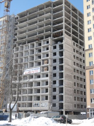 Ход строительства ЖК Новые Черемушки, Литер 2 (ул. Ленинградская) на 8 марта 2018