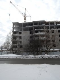Ход строительства ЖК Заречье на 13 марта 2018