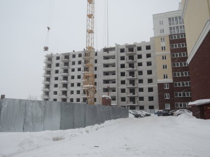 Ход строительства ЖК по ул. Дюковская, д. 25 (2 очередь, Авдотино) на 15 марта 2018