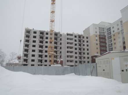 Ход строительства ЖК по ул. Дюковская, д. 25 (2 очередь, Авдотино) на 15 марта 2018