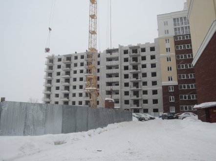 Ход строительства ЖК по ул. Дюковская, д. 25 (2 очередь, Авдотино) на 15 марта 2018