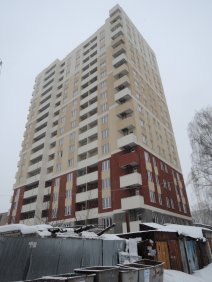 Ход строительства ЖК Панорама, литер 1 (по ул. Карла Маркса) на 15 марта 2018