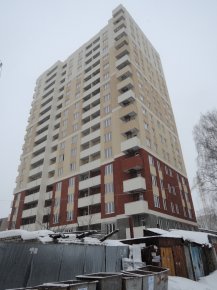 Ход строительства ЖК Панорама, литер 1 (по ул. Карла Маркса) на 15 марта 2018