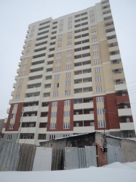 Ход строительства ЖК Панорама, литер 1 (по ул. Карла Маркса) на 15 марта 2018