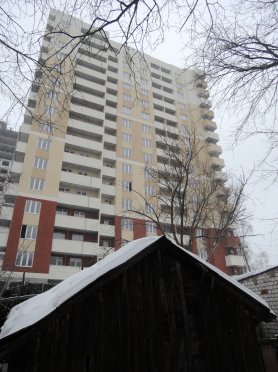Ход строительства ЖК Панорама, литер 1 (по ул. Карла Маркса) на 15 марта 2018