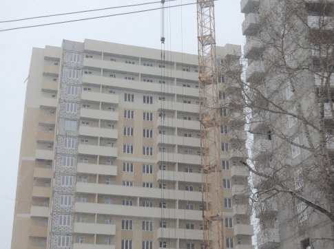 Ход строительства ЖК Панорама, литер 1 (по ул. Карла Маркса) на 15 марта 2018