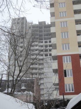 Ход строительства ЖК Панорама, литер 2 (по ул. Карла Маркса) на 15 марта 2018