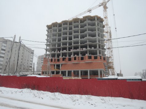 Ход строительства ЖК Шереметевская миля (ул. Профсоюзная) на 15 марта 2018