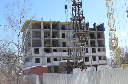 Ход строительства ЖК Каскад, литер 1 (ул. 2-я Полевая) на 19 марта 2018