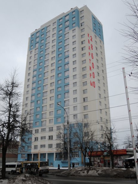 Ход строительства ЖК на ул. Б. Хмельницкого на 26 марта 2018