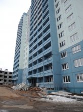 Ход строительства Дом на ул. Зверева, д. 22 на 1 апреля 2018
