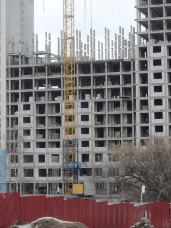 Ход строительства ЖК на ул. Наумова (литер 3) на 1 апреля 2018