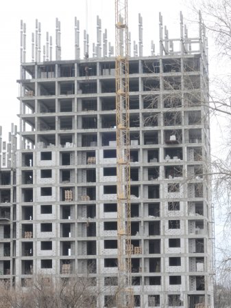 Ход строительства ЖК на ул. Наумова (литер 4) на 1 апреля 2018