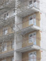 Ход строительства Дом эконом класса по ул. Менделеева (3 этап) на 1 апреля 2018