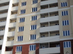 Ход строительства ЖК Панорама, литер 1 (по ул. Карла Маркса) на 5 апреля 2018