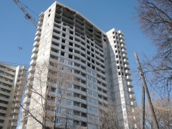 Ход строительства ЖК Панорама, литер 2 (по ул. Карла Маркса) на 5 апреля 2018