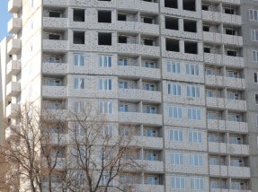 Ход строительства ЖК Панорама, литер 2 (по ул. Карла Маркса) на 5 апреля 2018