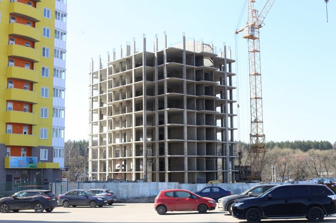 Ход строительства ЖК Престиж Сити, 17 этажей, корпус В на 16 апреля 2018