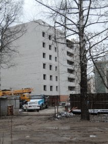 Ход строительства ЖК Победа (блок-секция А) на 22 апреля 2018