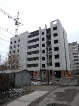 Ход строительства ЖК Победа (блок-секция А) на 22 апреля 2018