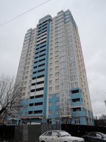 Ход строительства ЖК на ул. Б. Хмельницкого на 22 апреля 2018