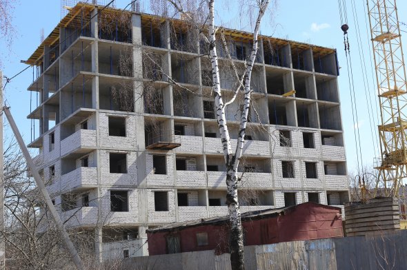 Ход строительства ЖК Каскад, литер 1 (ул. 2-я Полевая) на 23 апреля 2018