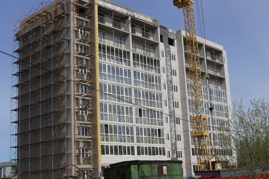 Ход строительства ЖК на ул. Отдельная (литер 2) на 7 мая 2018