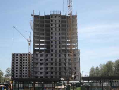 Ход строительства Дом на ул. Дюковская, д. 27А на 13 мая 2018